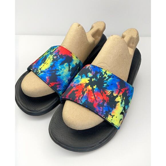 Hurley Slide Sandal Multicolored Camouflage Neon Black Size 13 NEW main image 6